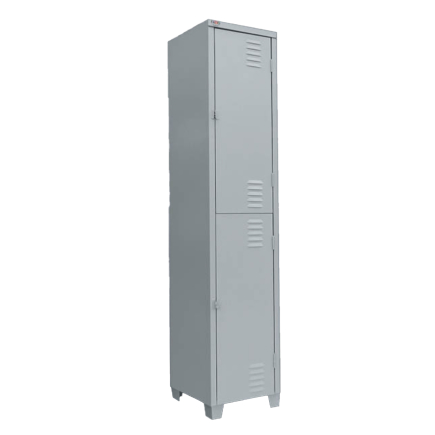 Roupeiro Insalubre de Aço (1.98×325) – Aço Max com 2 portas