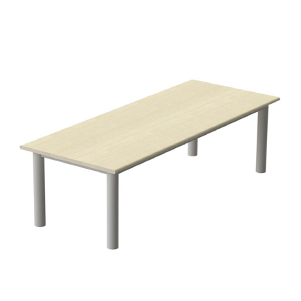 Mesa de refeitório c/ 4 pés para 4,6,8 pessoas
