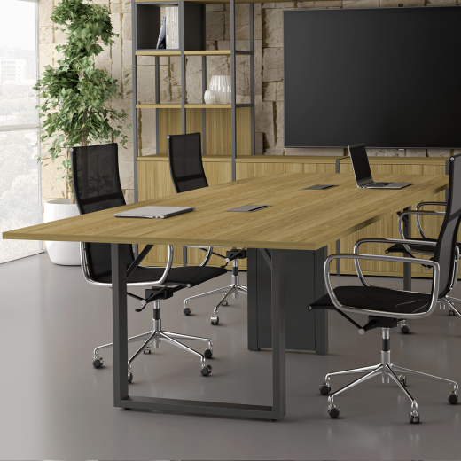 Mesa de Reunião Retangular Titan 4 lugares
